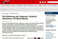 Gewicht abnehmen mit Hypnose Hamburg Dr. phil. Elmar Basse